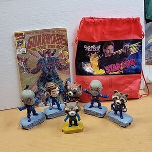 2023 McDonalds Toys Marvel Guardians of the Galaxy, Foil cover comic book , bag